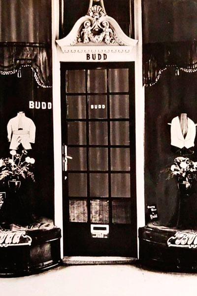 Магазин рубашек Budd в 1920