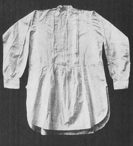 Рубашка 19 века без пуговиц