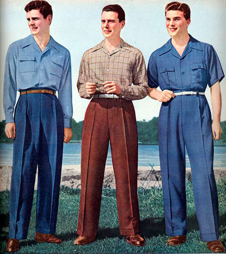 Рубашки в 1930 годы