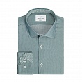 картинка Micro Dogtooth Green Single Cuff Shirt от магазина  Fineshirt 