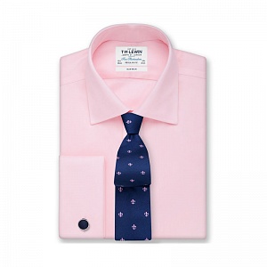 Картинка Non-Iron Pink Twill Regular Fit Shirt