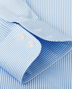 Картинка Non-Iron Blue Bengal Stripe Regular Fit Shirt