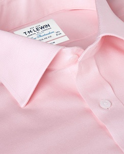 Картинка Non-Iron Pink Twill Regular Fit Shirt