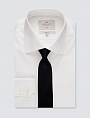 картинка Men's Formal White Twill Classic Fit Non Iron Shirt от магазина  Fineshirt 