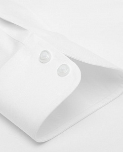 Картинка Non-Iron White Twill Slim Fit Shirt