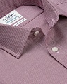 картинка Regular Fit Burgundy Micro Dogtooth Shirt – Double Cuff от магазина  Fineshirt 