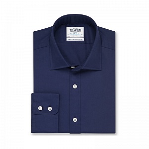 Картинка Slim Fit Navy Twill Button Cuff Shirt