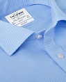 картинка Non-Iron Blue Dogtooth Slim Fit Shirt от магазина  Fineshirt 