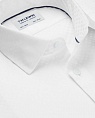 картинка Jacquard Spot Slim Fit White Single Cuff Shirt от магазина  Fineshirt 