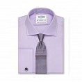 картинка Regular Fit Lilac Oxford Double Cuff Shirt от магазина  Fineshirt 