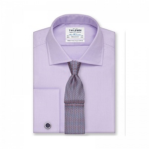 Картинка Regular Fit Lilac Oxford Double Cuff Shirt