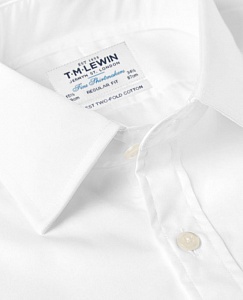 Картинка Regular Fit Plain White Poplin Shirt