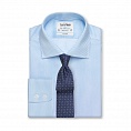 картинка Non-Iron Blue Bengal Stripe Regular Fit Shirt от магазина  Fineshirt 