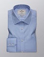 картинка Men's Formal Light Blue & White Stripe Extra Slim Fit Shirt от магазина  Fineshirt 