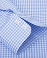 картинка Non-Iron Blue Gingham Slim Fit Shirt от магазина  Fineshirt 