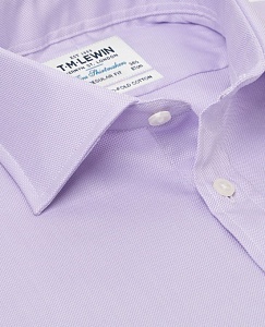 Картинка Regular Fit Lilac Oxford Double Cuff Shirt
